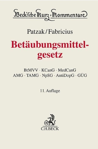 Buchcover und Innenansicht für das Buch: Betäubungsmittelgesetz. BtMG