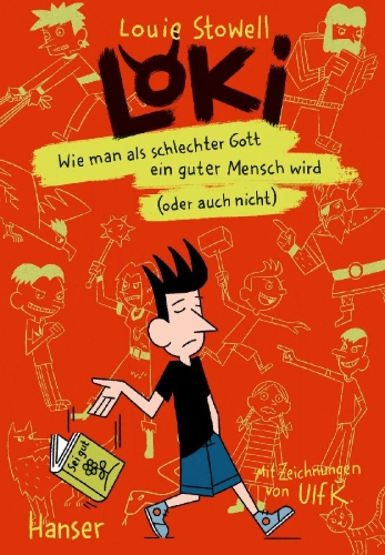 Buchcover und Innenansicht für das Buch: Loki: A Bad God's Guide to Being Good