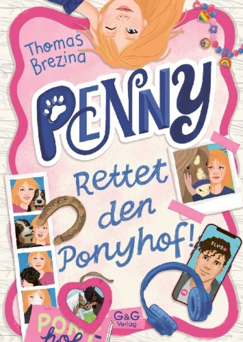 Buchcover und Innenansicht für das Buch: Penny - Rettet den Ponyhof