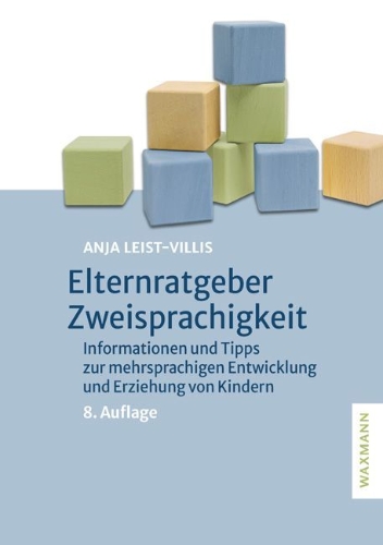 Buchcover und Innenansicht für das Buch: Elternratgeber Zweisprachigkeit