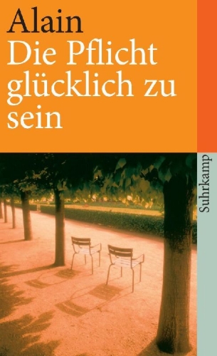 Buchcover und Innenansicht für das Buch: Propos sur le bonheur