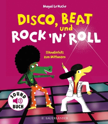Buchcover und Innenansicht für das Buch: Paco et le disco - 16 musiques à écouter