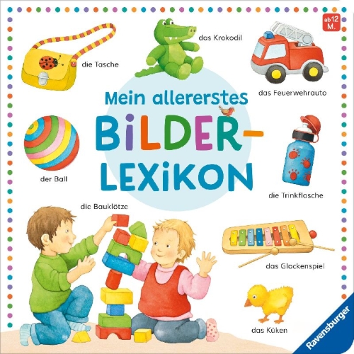 Buchcover und Innenansicht für das Buch: Mein allererstes Bilderlexikon