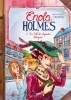 Buchcover und Innenansicht für das Buch: Les enquêtes d'Enola Holmes 8