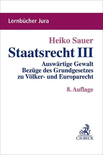 Buchcover und Innenansicht für das Buch: Staatsrecht III