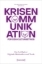 Buchcover und Innenansicht für das Buch: Krisenkommunikation für den Kulturbetrieb