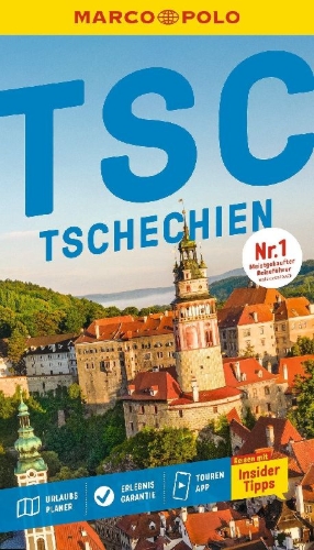 Buchcover und Innenansicht für das Buch: MARCO POLO Reiseführer Tschechien