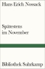 Buchcover und Innenansicht für das Buch: Spätestens im November