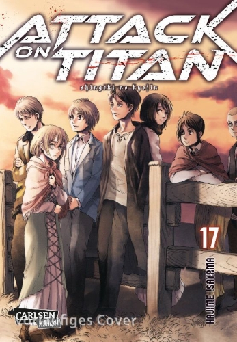 Buchcover und Innenansicht für das Buch: Shingeki no Kyojin