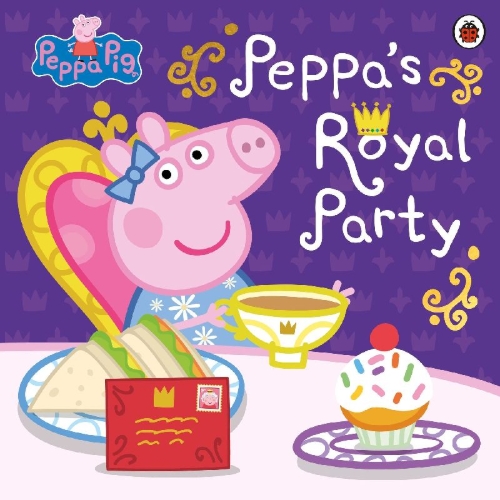 Buchcover und Innenansicht für das Buch: Peppa Pig: Peppa's Royal Party