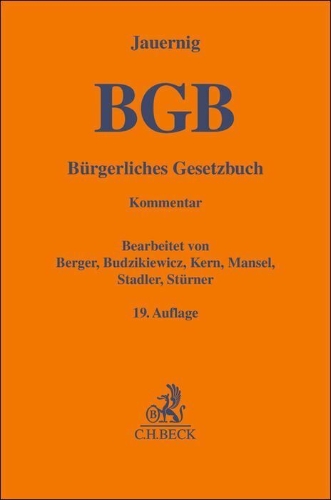 Buchcover und Innenansicht für das Buch: Bürgerliches Gesetzbuch. BGB