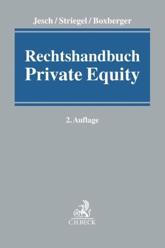 Buchcover und Innenansicht für das Buch: Rechtshandbuch Private Equity