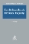 Buchcover und Innenansicht für das Buch: Rechtshandbuch Private Equity