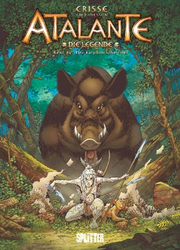 Buchcover und Innenansicht für das Buch: Atalante La Legende