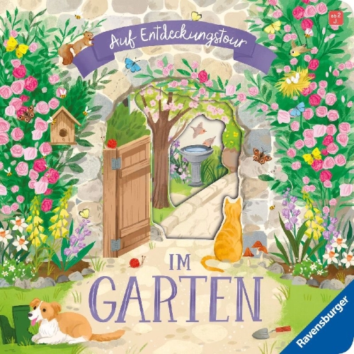 Buchcover und Innenansicht für das Buch: Let's explore: The Garden