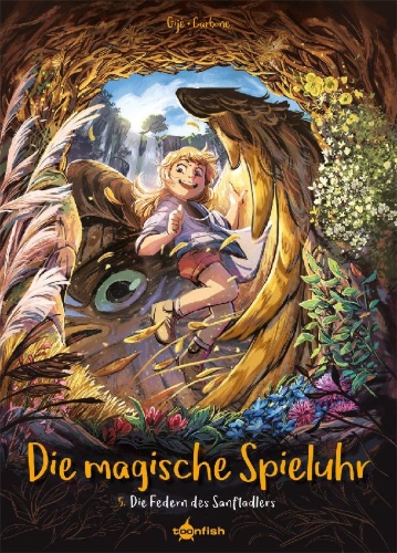 Buchcover und Innenansicht für das Buch: Die magische Spieluhr. Band 5