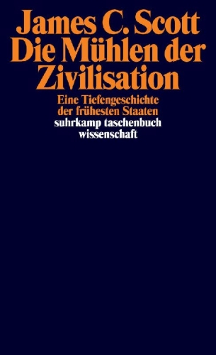 Buchcover und Innenansicht für das Buch: Against the Grain. A Deep History of the Earliest States