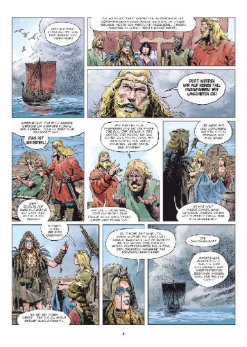 Buchcover und Innenansicht für das Buch: Die Welten von Thorgal - Thorgals Jugend. Band 9