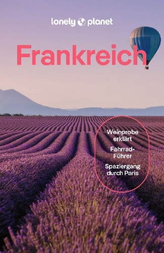 Buchcover und Innenansicht für das Buch: LONELY PLANET Reiseführer Frankreich