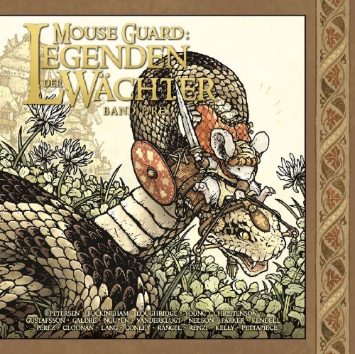 Buchcover und Innenansicht für das Buch: Mouse Guard - Legenden der Wächter 3