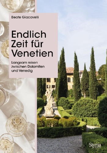Buchcover und Innenansicht für das Buch: Endlich Zeit für Venetien