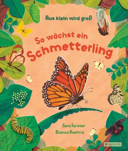 Buchcover und Innenansicht für das Buch: Watch Me Grow: Butterflies