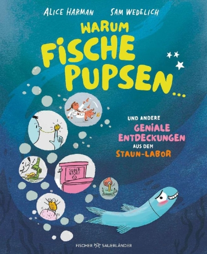 Buchcover und Innenansicht für das Buch: Farting Fish
