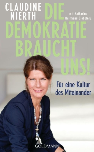 Buchcover und Innenansicht für das Buch: Die Demokratie braucht uns!