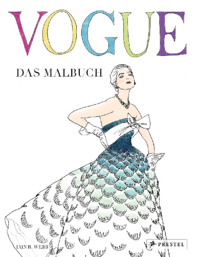 Buchcover und Innenansicht für das Buch: VOGUE Colouring Book