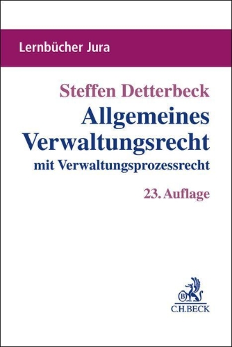 Buchcover und Innenansicht für das Buch: Allgemeines Verwaltungsrecht