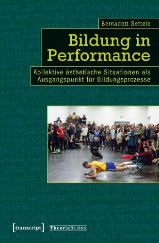 Buchcover und Innenansicht für das Buch: Bildung in Performance