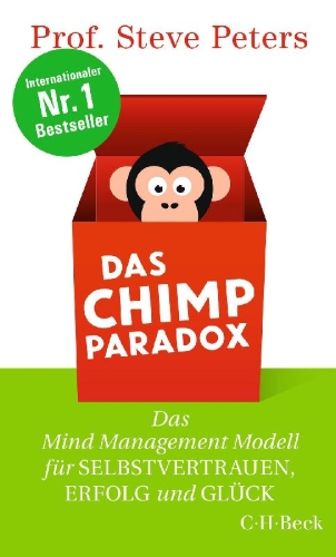 Buchcover und Innenansicht für das Buch: The Chimp Paradox. The Mind Management Programme for Confidence, Success and Happiness