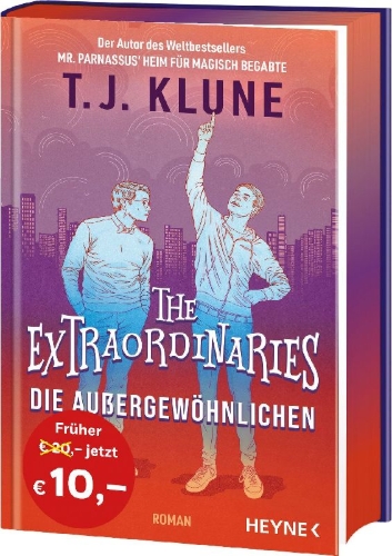 Buchcover und Innenansicht für das Buch: The Extraordinaries Book 1
