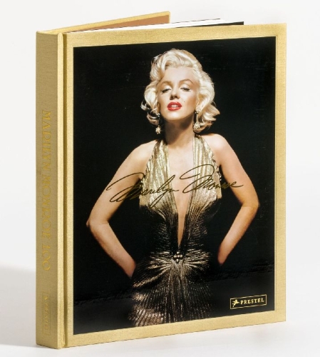 Buchcover und Innenansicht für das Buch: Marilyn Monroe 100. Der offizielle Band.
