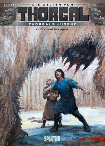 Buchcover und Innenansicht für das Buch: Die Welten von Thorgal - Thorgals Jugend. Band 8