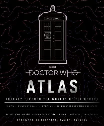 Buchcover und Innenansicht für das Buch: Doctor Who Atlas