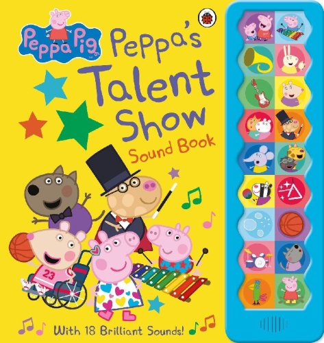 Buchcover und Innenansicht für das Buch: Peppa Pig: Peppa's Talent Show