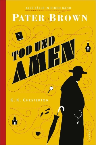 Buchcover und Innenansicht für das Buch: Pater Brown - Tod und Amen