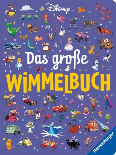 Buchcover und Innenansicht für das Buch: Disney - Das große Wimmelbuch