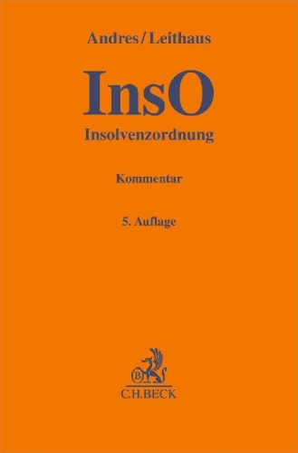 Buchcover und Innenansicht für das Buch: Insolvenzordnung (InsO)