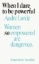 Buchcover und Innenansicht für das Buch: When I Dare to Be Powerful