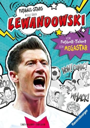 Buchcover und Innenansicht für das Buch: Football Superstars. Lewandwowski Rules