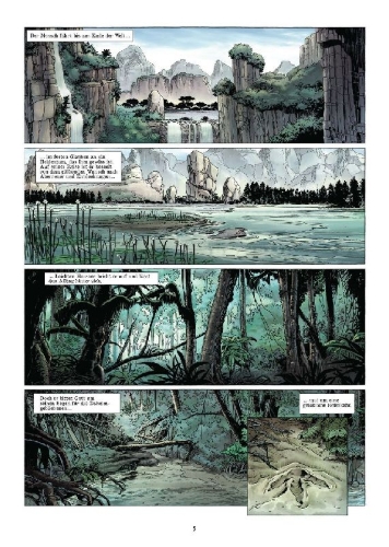 Buchcover und Innenansicht für das Buch: Vergessene Welt Gesamtausgabe (Bd. 1-3)