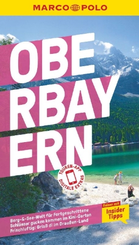 Buchcover und Innenansicht für das Buch: MARCO POLO Reiseführer Oberbayern