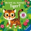 Buchcover und Innenansicht für das Buch: Wo bist du, kleiner Tiger?