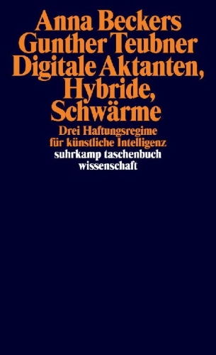 Buchcover und Innenansicht für das Buch: Digitale Aktanten, Hybride, Schwärme