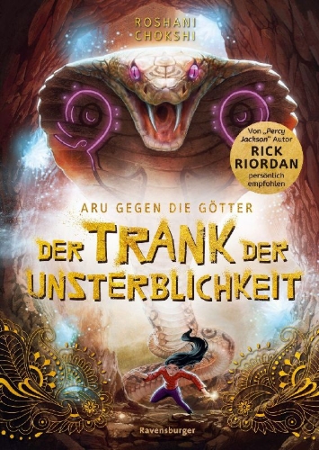 Buchcover und Innenansicht für das Buch: Aru Shah and the Nectar of Immortality