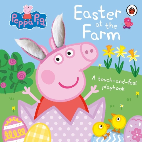 Buchcover und Innenansicht für das Buch: Peppa Pig: Easter at the Farm