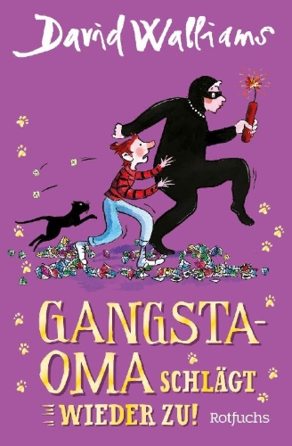 Buchcover und Innenansicht für das Buch: Gangsta Granny Strikes Again!