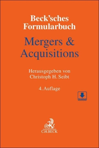 Buchcover und Innenansicht für das Buch: Beck'sches Formularbuch Mergers & Acquisitions